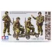 Tamiya 1/35 British Paratroopers w/ Small Motorcycles Scaled Plastic Model Kit