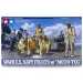 Tamiya 1/48 U.S. WWII Navy Pilot Set w/ Moto-Tug Scaled Plastic Model Kit