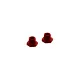 ARRMA Red Aluminium 17mm Wheel Hexes