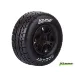 Louise 2.2/3.0" Rocket Tyres on Black Rims - Glued Wheels 2Pcs