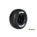 Louise 2.2/3.0" SC-Hummer Tyres on Black Rims - Glued Wheels 2Pcs