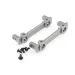 HSP RC4 Gunmetal Aluminium Front & Rear Bumper Mounts w/ Screws