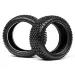 HB 3.3" Khaos (Blue Compound) Tyres 2Pcs w/ Foam