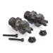 Rovan Gunmetal Aluminium Clipless Front Widener Hex Adapter Set