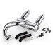 Rovan 5IVE-T Silver Twin Piped Tuned Exhaust Set