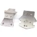Rovan 5IVE-T Stainless Steel Front & Rear Chassis Skid Plates w/ Mounting Hardware