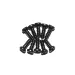 Xinlehong 2.3x6mm Coarse Thread Binder Head Screws 10Pcs