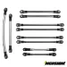 Vanquish 1/4" Stainless Steel SCX10 II Linkage Upgrade Set 10Pcs