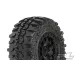 Pro-Line 2.2/3.0" Interco TSL SC Super Swamper Tyres on Black F-11 Rims - Glued Wheels 2Pcs