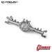Vanquish Silver Aluminium SCX10 II Currie RockJock Front Solid Differential/Axle Housing