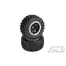 Pro-Line 4.0/5.5" X-Maxx MX43 Pro-Loc Tyres on Impulse Pro-Loc Black Bealock Rims 2Pcs