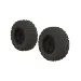 ARRMA 2.2/3.0" SENTON 4X4 dBoots FORTRESS SC Tyres on Black Rims - Glued Wheels 2Pcs