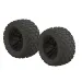 ARRMA 2.8" GRANITE dBoots FORTRESS MT Tyres on Black Rims - Glued Wheels 2Pcs