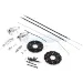 Rovan Silver Aluminium Front Cable Disc Brake Kit