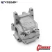 Vanquish Yeti Silver Aluminium Currie F9 Bulkhead Set
