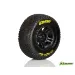 Louise 2.2/3.0" Maglev Tyres on Black Rims - Glued Wheels 2Pcs