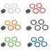 Traxxas Orange Aluminium 2.2" Beadlock Rings 4pc
