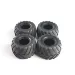 Tamiya Lunch Box 1.9" V Groove Tyres 4Pcs