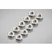 Tamiya 2mm Silver Steel Thin Nuts 10Pcs