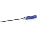 HSP Blue Aluminium 4.0mm Flat Head Long Screwdriver