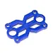 HSP 1/8 Blue Aluminium Upper Centre Differential Plate