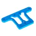 HSP 1/8 Blue Aluminium Front Upper Chassis Plate