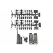 Axial SCX10 II Grey Aluminium Front Links Set