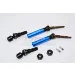 GPM Blue Steel Traxxas Slash/Stampede 4x4 Rear Universal Drive Shafts 2Pcs w/ 12mm Hexes
