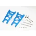 GPM Blue Aluminium Traxxas Rustler VXL Rear Lower Suspension Arms 2Pcs w/ Pins