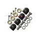GPM Black Aluminium TRX-4 12mm Hexes (12mm Thick) 4Pcs w/ Hardware