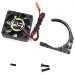 Yeah Racing Black Aluminium 1/8 Fan Mount Clamp w/ 40mm Cooling Fans