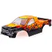 HSP 1/10 Lion Truck Painted Orange Body Shell