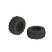 ARRMA 3.8" OUTCAST DBoots Back-Flip MT Tyres on Black Rims - Glued Wheels 2Pcs