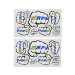 RPM Fist Logo Sticker Sheet