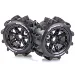 Louise 4.7/5.5" B-Paddle Tyres on Black Spoke Rims - Beadlocked Wheels 2Pcs