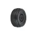 Pro-Line 2.2/3.0" TAZER M3 (Soft) Tyres on Black Renegade Rims - Glued Wheels 2Pcs