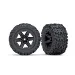 Traxxas 2.8" Talon Extreme Tyres on Orange RXT Rims (2WD Rear) - Glued Wheels 2Pcs