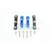 GPM Blue Aluminium E-Revo VXL 2.0 23T Servo Horn & Steering Linkages 2Pcs