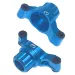 Yeah Racing Blue Aluminium Tamiya TT-02 Rear Hubs w/ 3 Degrees Toe-In 2Pcs