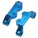 Yeah Racing Blue Aluminium Tamiya TT-02 Front & Rear Upper Suspension Arm Pin Mounts 2Pcs