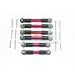 GPM Red Stainless Steel ARRMA Granite 4x4 Complete Turnbuckle Set 6Pcs Set w/ Hardware
