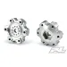 Pro-Line Silver Aluminium 6x30mm to 12mm Narrow Hex Adapters 2Pcs