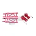 GPM Red Aluminium ARRMA Kraton Rear Hubs & Lower Suspension Arms Kit