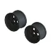 ARRMA 3.8" MT Black Rims 2Pcs