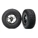 Traxxas 2.2/3.0" BFGoodrich Mud Terrain T/A KM2 Ultra Soft Tyres on Black Chrome Split-Spoke Rims - Glued Wheels 2Pcs