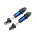 Traxxas Blue Aluminium GT-Maxx Shocks Assembled w/o Springs 2Pcs