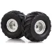 HSP 2.2" Crusher Off Road Tyres on Chrome Rims - Wheels 2Pcs