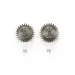 Tamiya Aluminium 24T, 25T 0.6Mod Pinion Gears 2Pcs