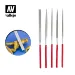 Vallejo Diamond Needle File Tools Set 5Pcs
