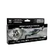 Vallejo Model Air Luftwaffe Colors 1941 to end-war Colour Acrylic Airbrush Paint Set 8Pcs
